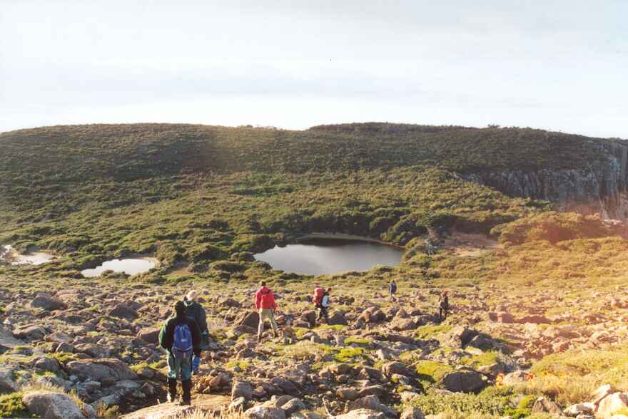 Cape Pillar - Descent to Perdition Ponds